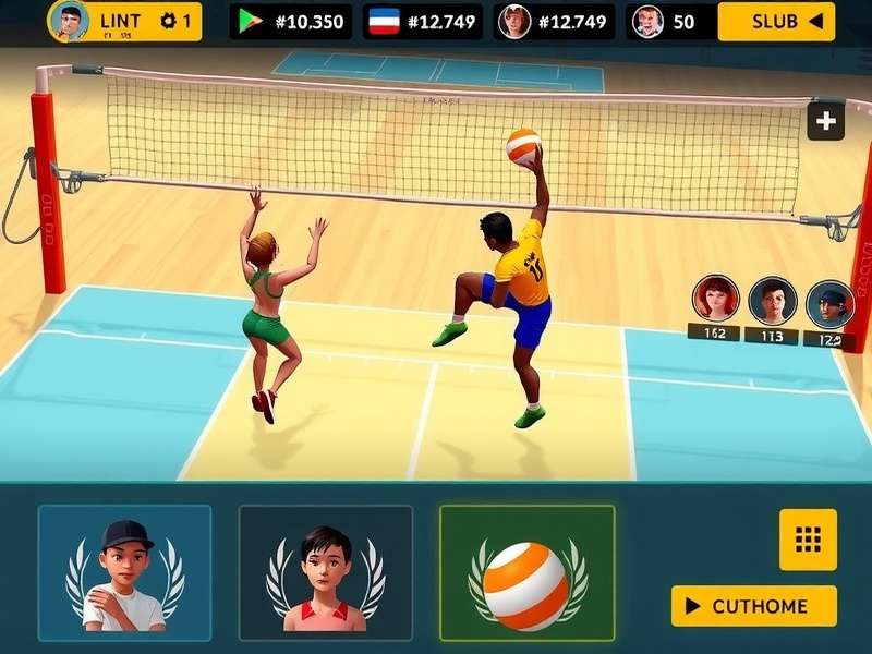 Volley Masters tournament bracket showing competitive matchups