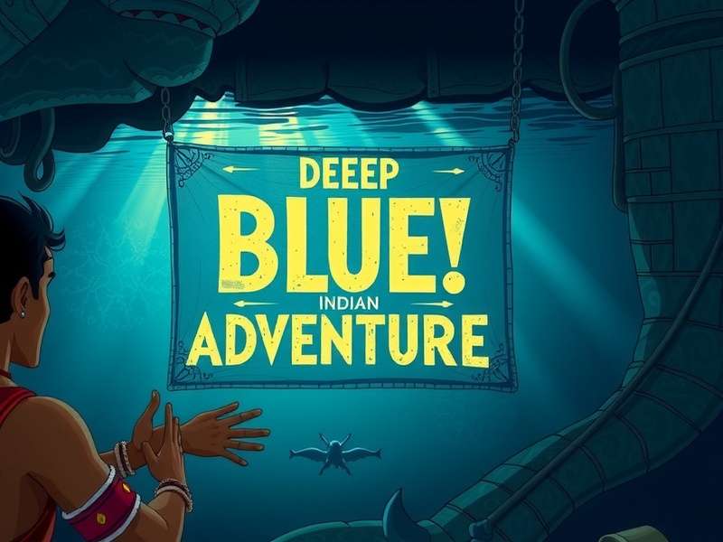 Deep Blue Indian Adventure underwater exploration scene