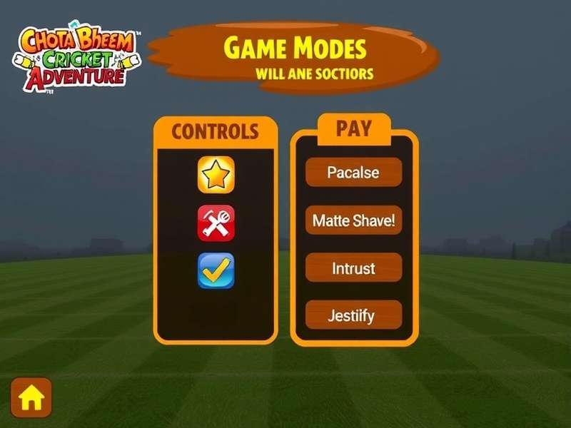 Chhota Bheem Cricket Adventure gameplay screenshot