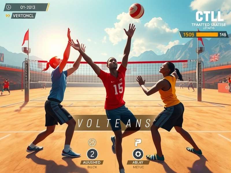 Volley Veterans control scheme and interface overview