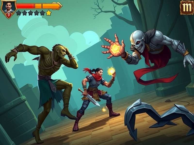 Indian Saga Crawler combat scene with special effects