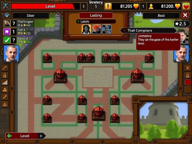 Red Fort Keeper Game Interface