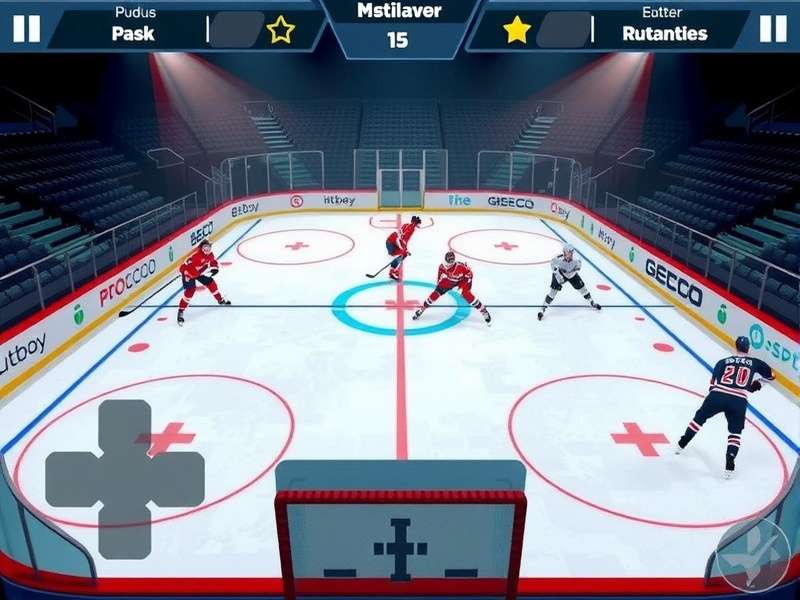 Hockey Supreme Quest control layout and interface