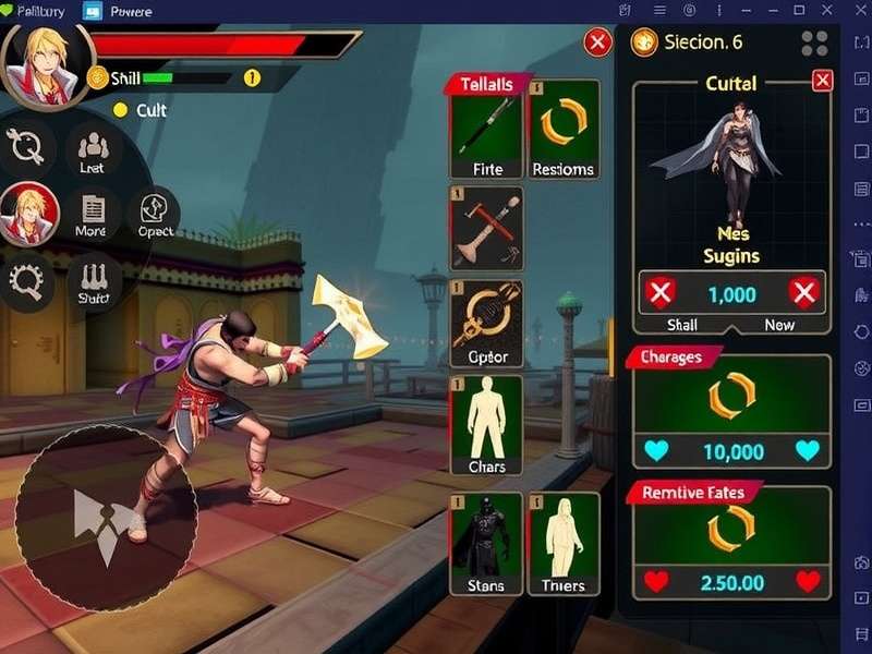 Andhra Axe Avenger character customization interface