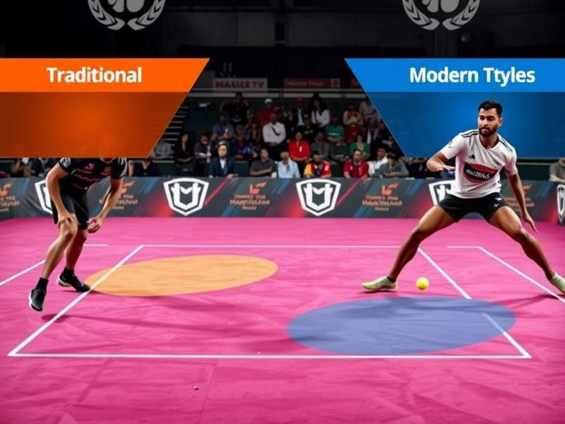 Kabaddi players in action during a high-intensity match