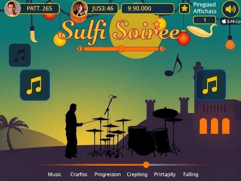 Sizzling Sufi Soiree visual design showcasing cultural elements