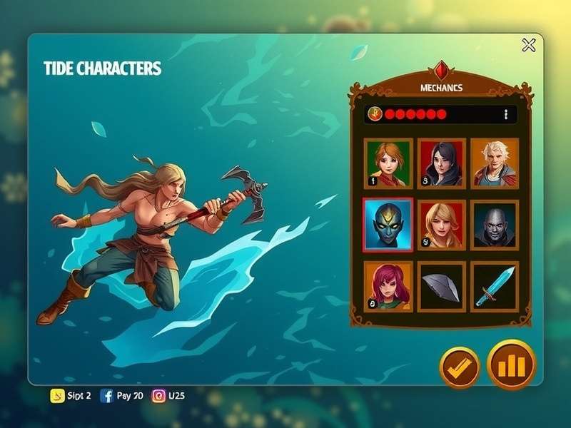 Holy Tide Warrior gameplay screenshot showing character combat