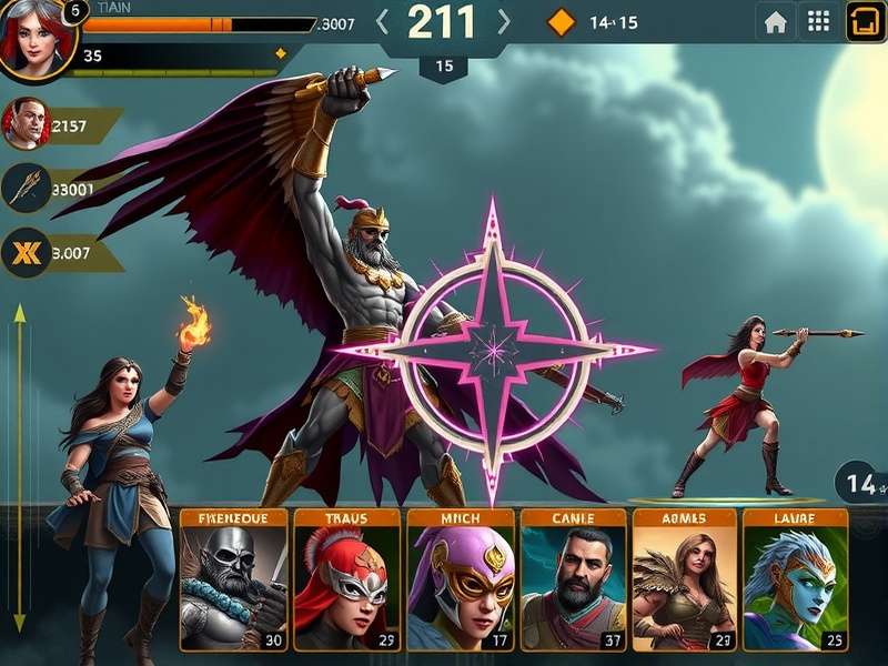 Indian Conqueror Titan character roster showing diverse warriors