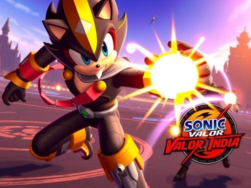 Sonic Valor India gameplay screenshot showing character using special powers