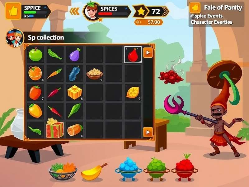 Garam Masala Fury character selection screen showing diverse avatar options