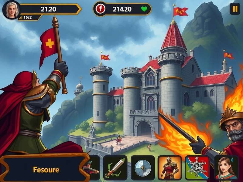 Siege battle in Mahalaya Coop Castle Siege