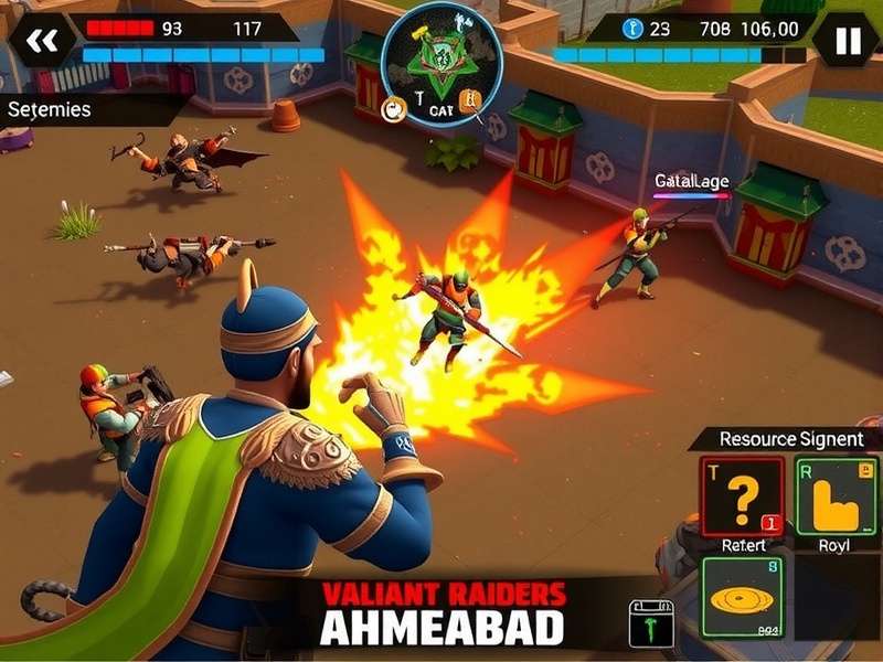 Valiant Raiders Ahmedabad multiplayer battle scene