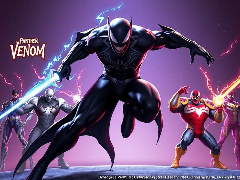 Panther Venom development team working on game design