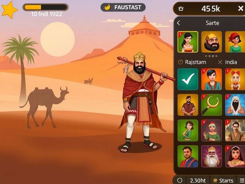 Fortune Quest India festival celebration event with multiple characters