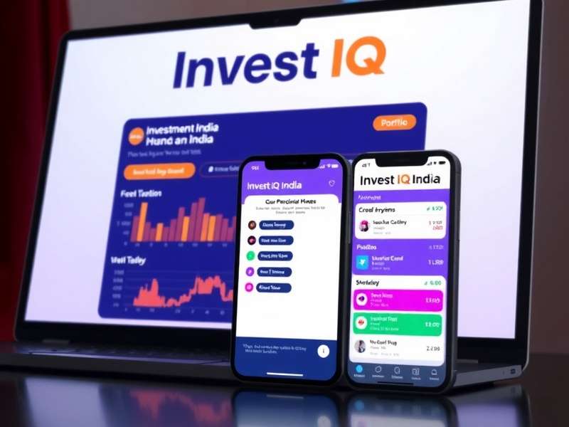 Invest IQ India platform interface showing investment gameplay