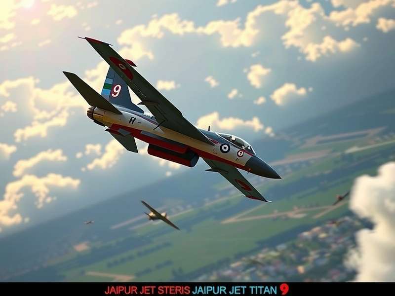 Jaipur Jets Titan9 aircraft customization interface