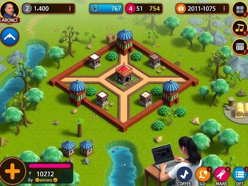 Development team working on Coorg Caffeine Commander features and mechanics