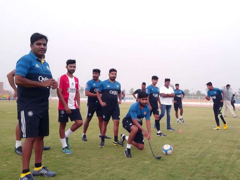 Chandigarh Cheetahs Players in Training Session