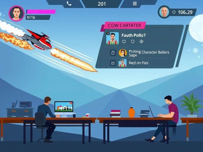 Baroda Fast Forward Force development team working on the game