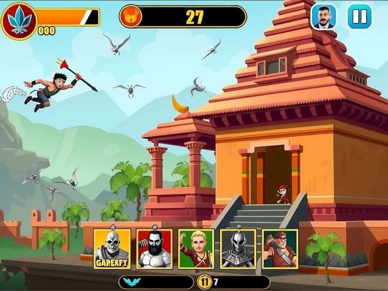 Speedy Dash Gladiator combat scene showing character battling multiple enemies