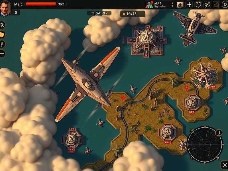 Brilliant Aerialist mission selection screen