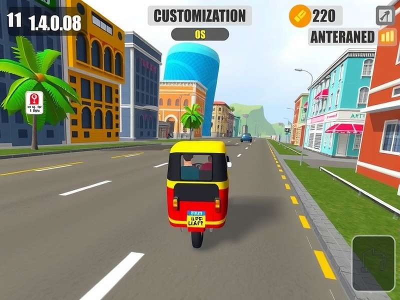 Jugaad Tuk Tuk Blitz advanced racing strategy visualization