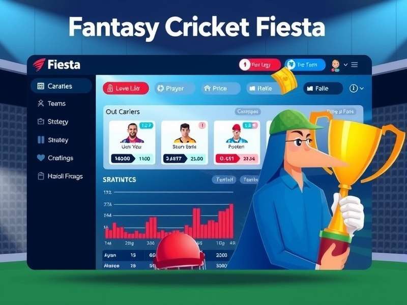 Fantasy Cricket Fiesta winner celebration with trophy and prize money