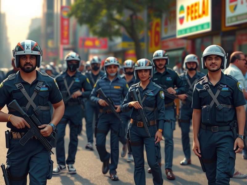 Mumbai Elite Enforcers character lineup showing diverse police team