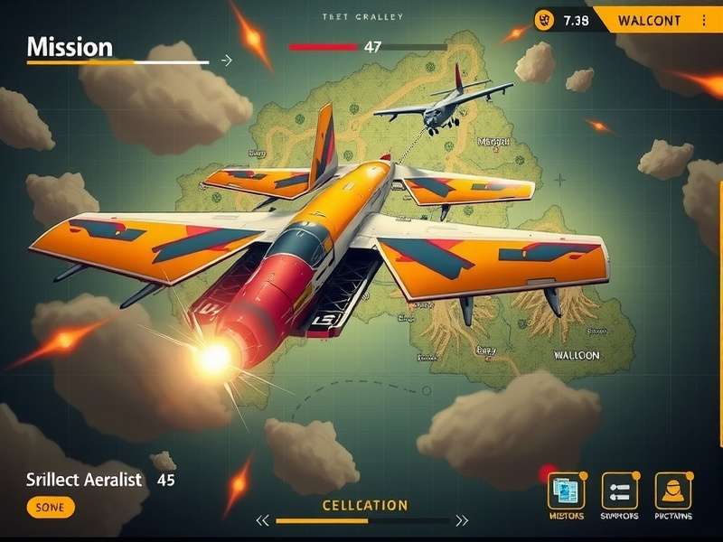 Brilliant Aerialist strategy map showing tactical positions