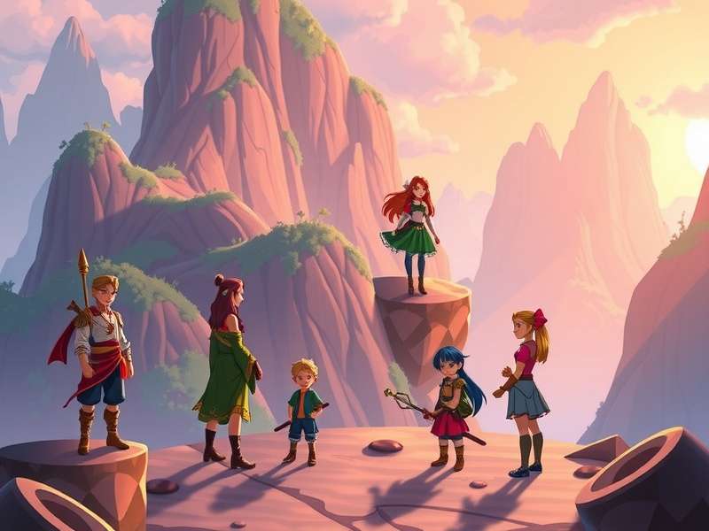 Anise Journey S Peak gameplay screenshot showing mystical landscapes