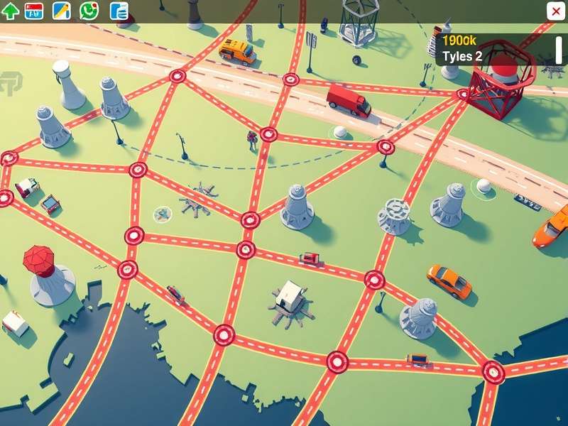 Rapid Transport Trek strategy visualization showing optimal route planning