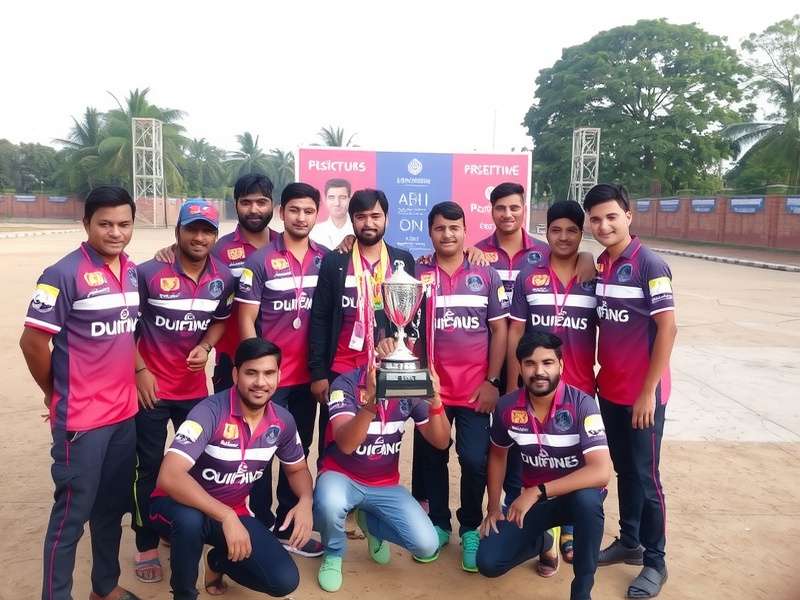 Delhi Dominators team celebration