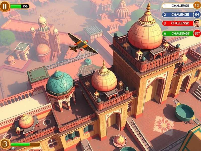 Jaipur Sky Soarer graphics showcasing detailed Rajasthani landscape