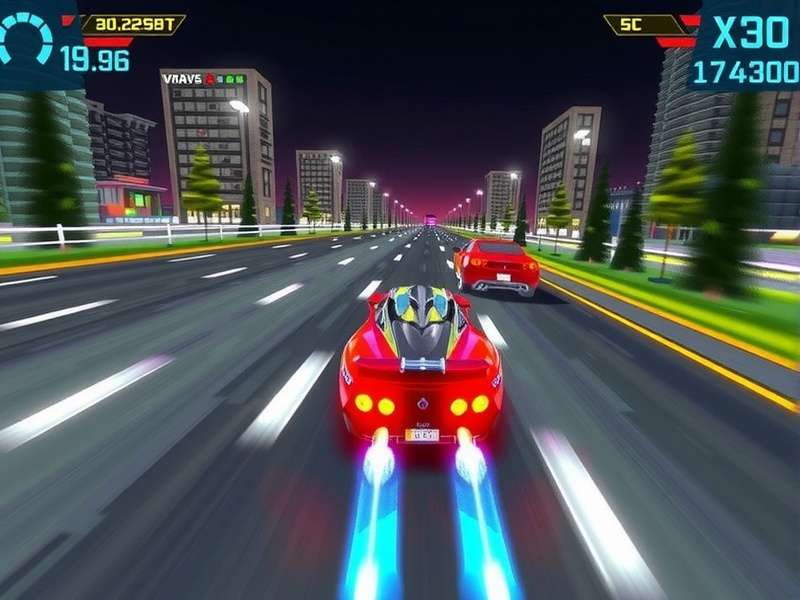 Turbo Lightning Rush overtaking maneuver demonstration