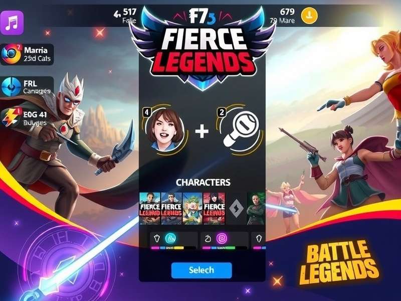 Fierce Battle Legends gameplay screenshot