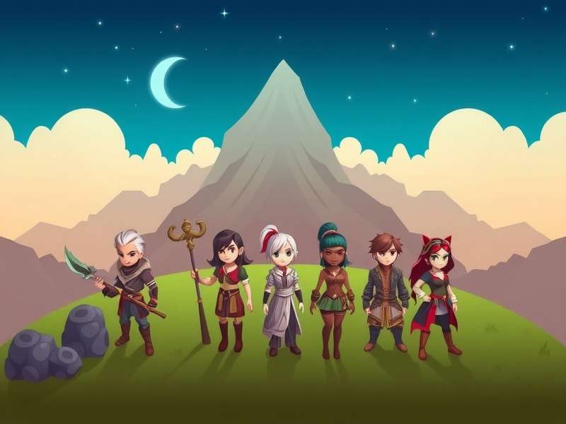 Anise Journey S Peak story scene with main characters