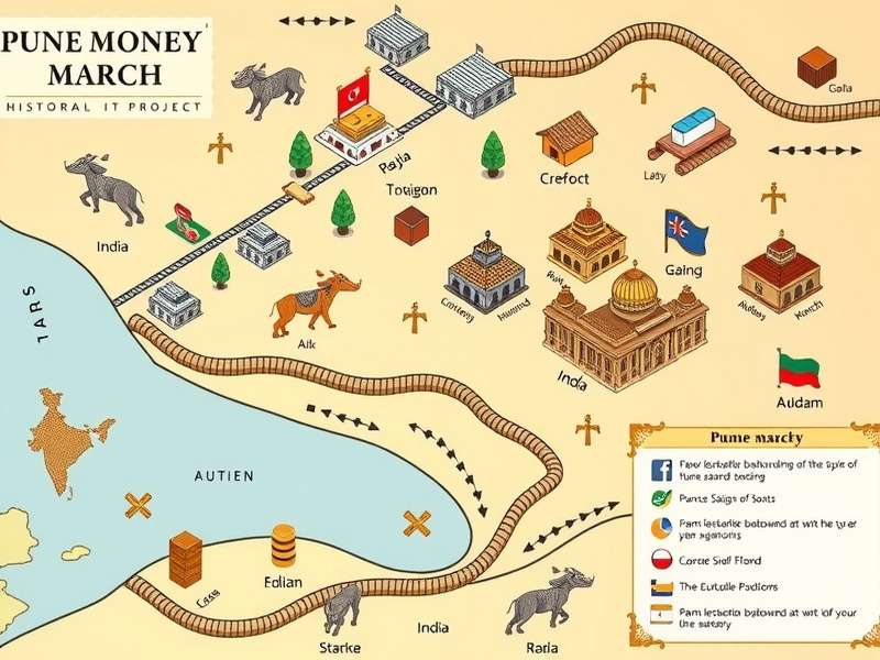Historical evolution of Pune Money March through different eras