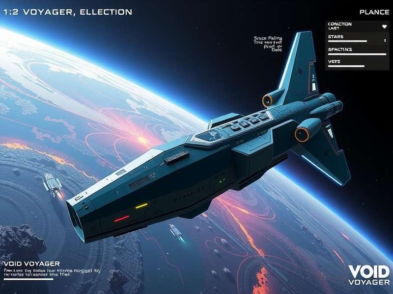 Void Voyager spaceship customization interface