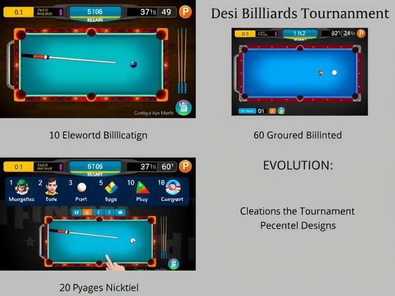 Desi Billiards Prodigy gameplay screenshot showing cue alignment