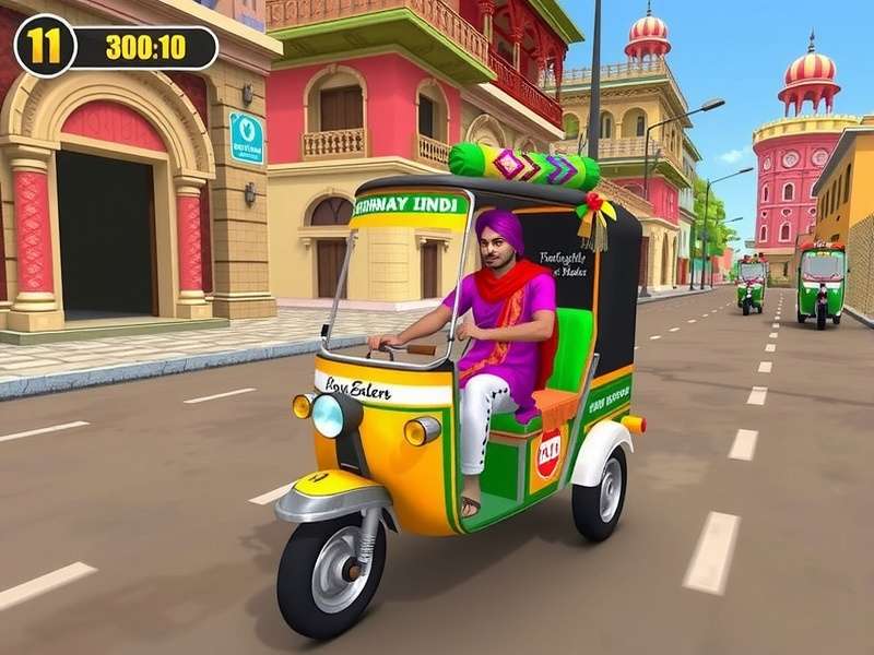 Rickshaw Master India gameplay screenshot