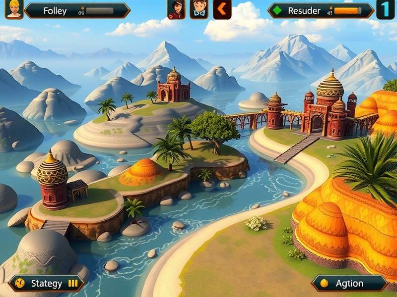 Miracle Cardamom Odyssey gameplay screenshot showing vibrant Indian landscapes