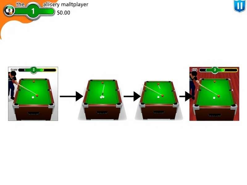 Samosa Pool Ace Extreme gameplay screenshot showing colorful pool table