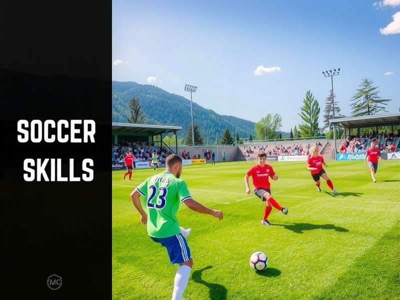 Soccer Skills Game Main Screen - Football gameplay interface