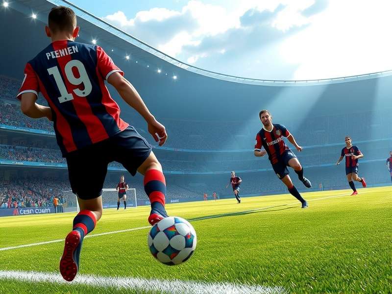Soccer Skills Champions League by Radical Play gameplay screenshot showing skill moves