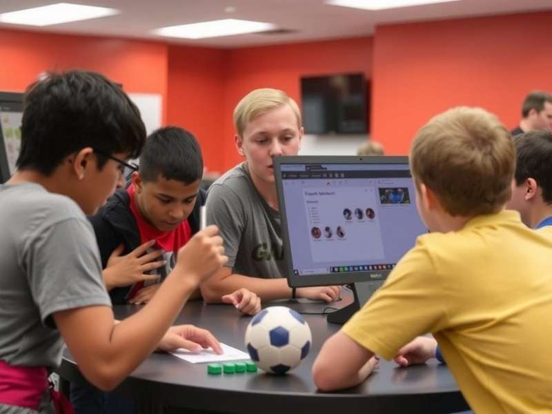 Young Indian football players practicing skills on a field