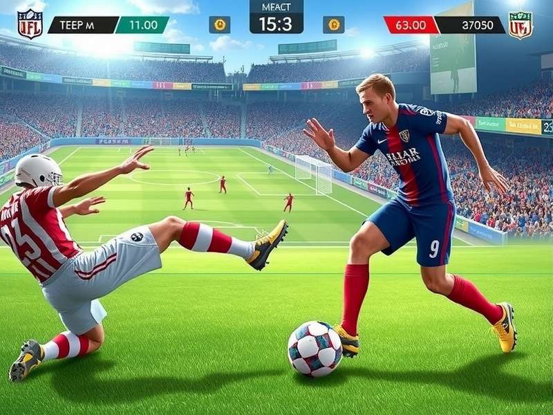 Indian gamers competing in football esports tournament