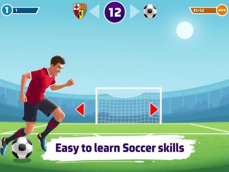 Soccer player practicing dribbling drills in an Indian field