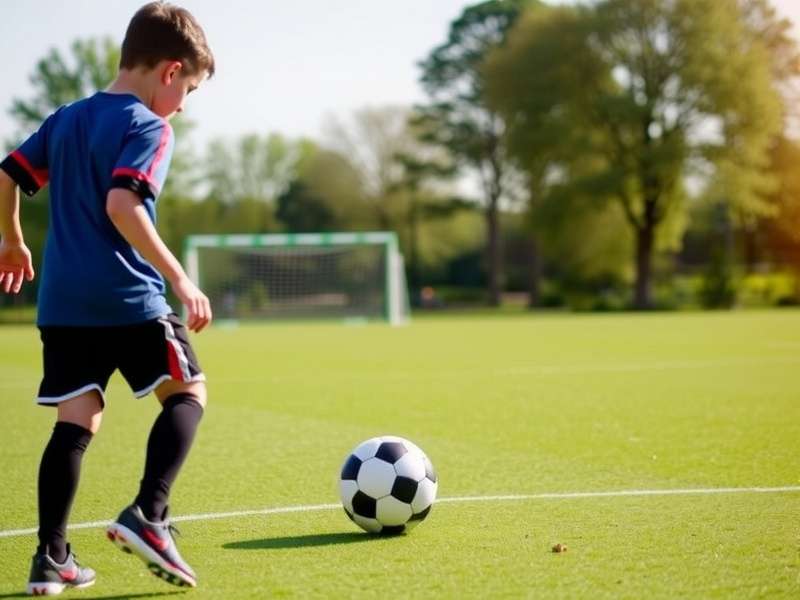 Children participating in soccer skills training session at a professional academy