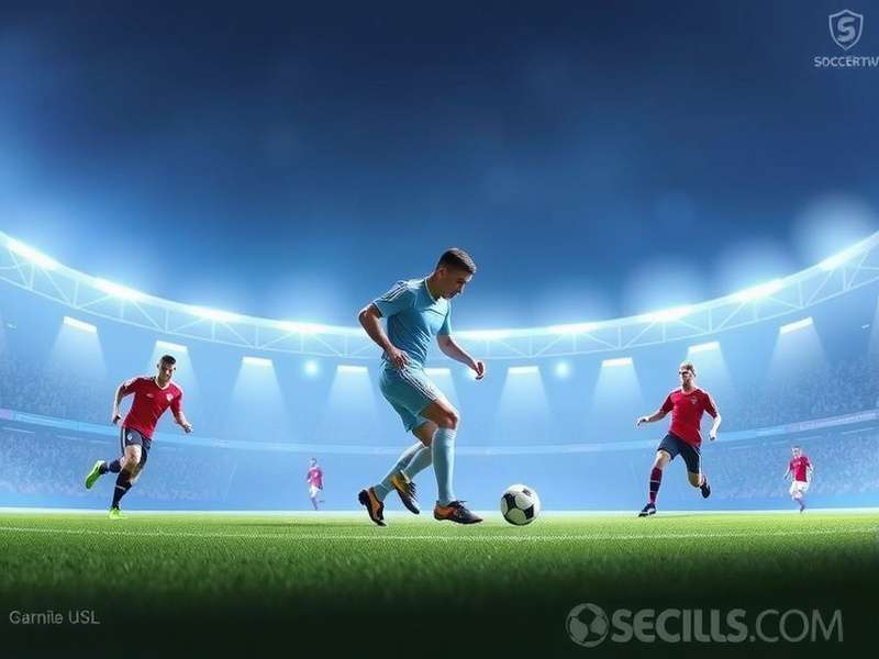 Professional footballer executing a skillful move during a Champions League match