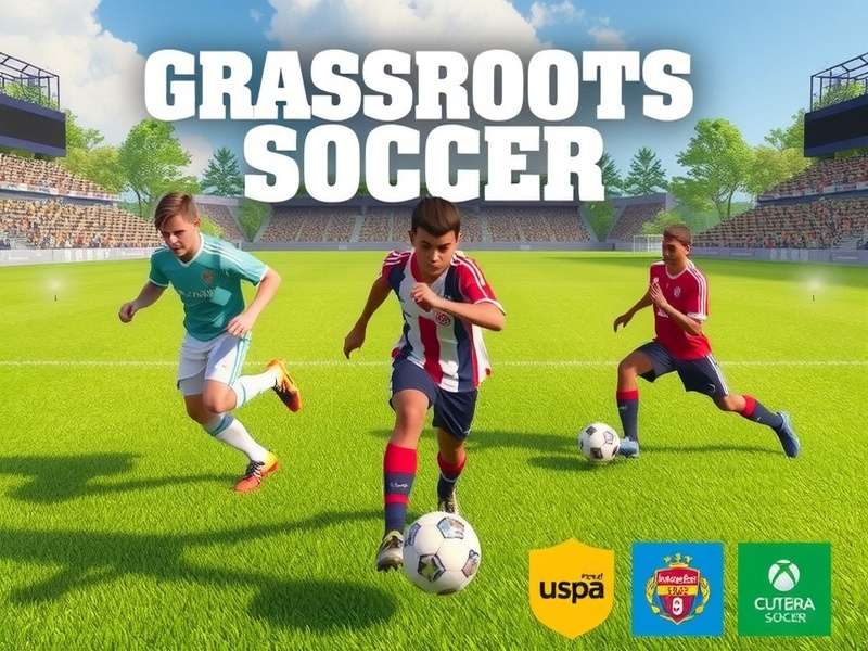 Young Indian soccer players practicing on a field